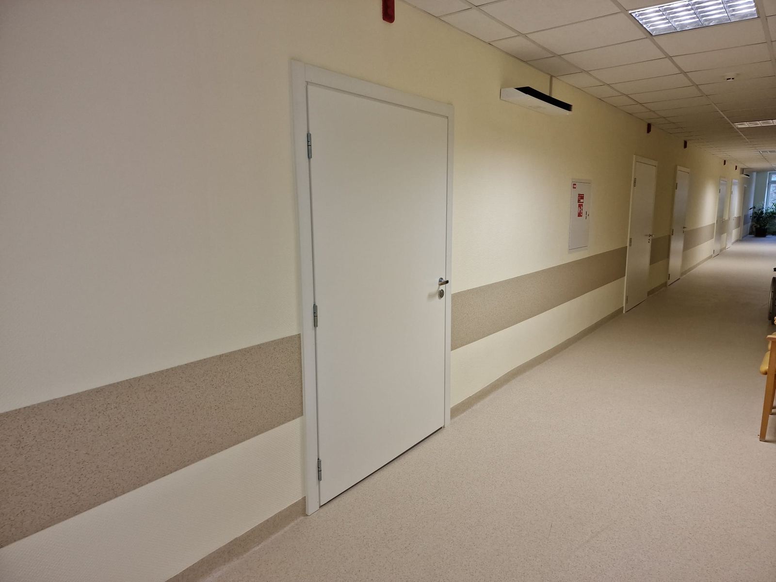 Ligoninės trečio aukšto patalpų remontas – darbų nuotrauka